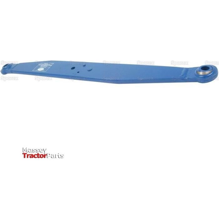 A blue metal Lower Link Lift Arm with a 22mm round hole on one end, labeled "Sparex Part No. S.61696," compatible with Ford New Holland models.