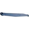 A blue metal Lower Link Lift Arm with a 22mm ball diameter at one end and a 28mm ball diameter at the other, featuring Sparex Brand quality and compatibility with Ford New Holland equipment, isolated on a white background.