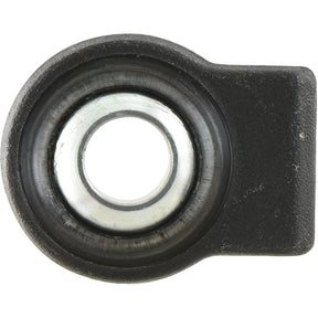 A close-up view of a black, circular Lower Link Weld On Ball End (Cat. 1) rubber bushing with a metal insert in the center, perfect for Sparex applications. This product is listed as Sparex Part No.S.13279.