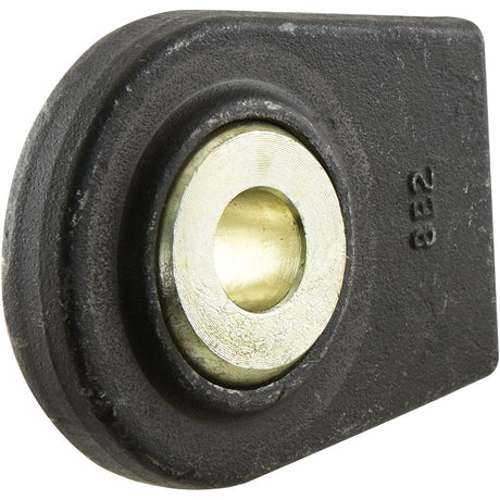 The Sparex Lower Link Weld On Ball End (Cat. 1), model S.3373, features a black metal bracket with a central circular gold-colored bearing marked "S2," offering an impressive working length for versatile applications.