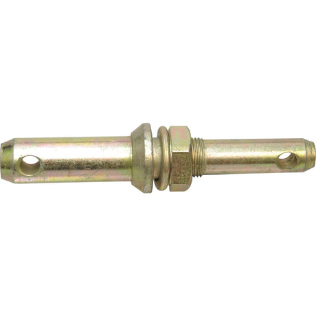 Lower link implement pin dual 22 - 28x191mm, Thread size  1x32mm Thread size 1/2
 - S.900213 - Massey Tractor Parts