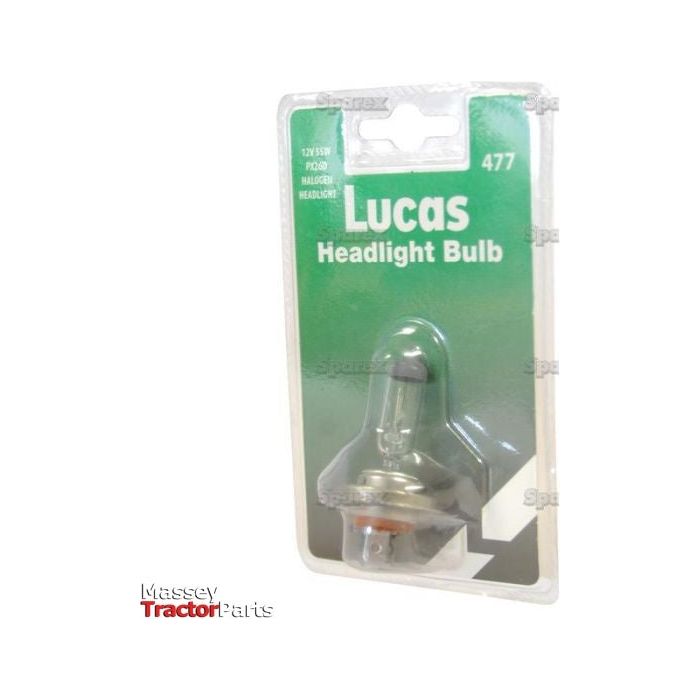 Halogen Head Light Bulb, 12V, 55W, PX26d Base
 - S.110038 - Farming Parts