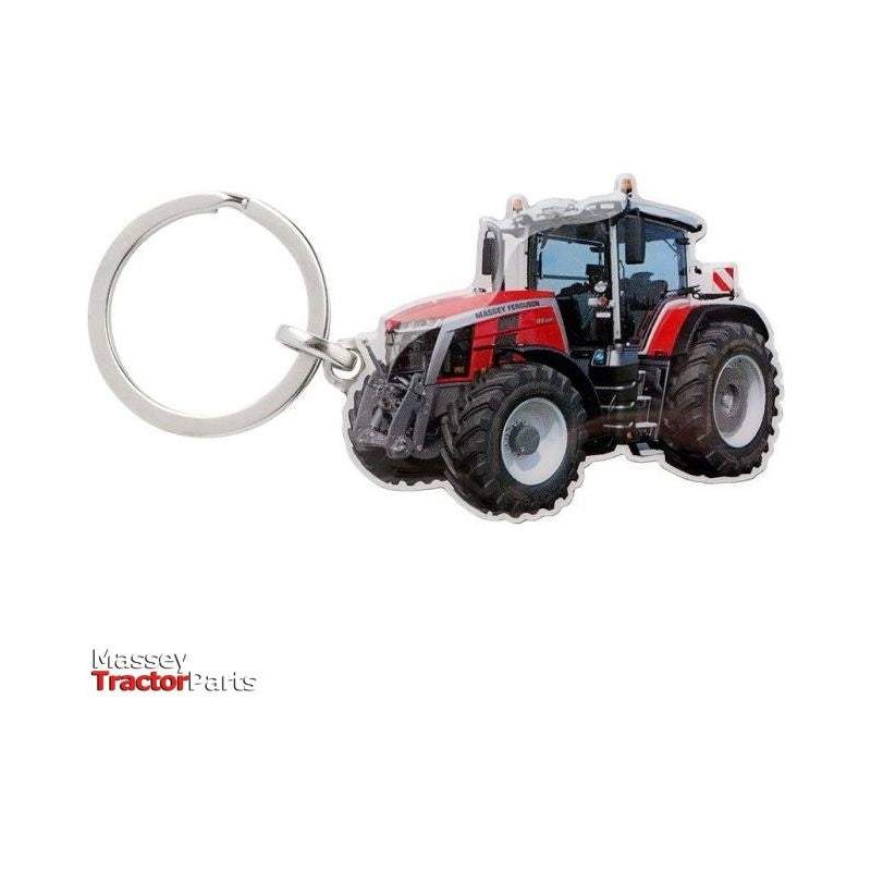 MF 8S 265 Key Ring - X993442010000-Massey Ferguson-Keyrings & Badges,Merchandise,On Sale