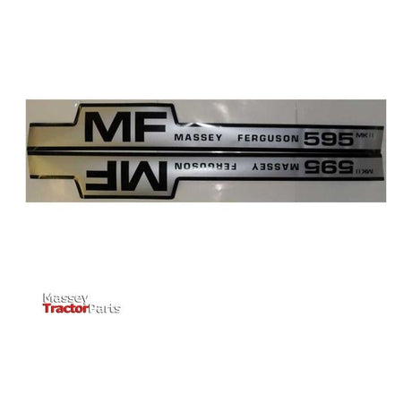 595 MKII Decal Kit - 3901094M91 | OEM |  parts | Decals & Emblems-Massey Ferguson-Cabin & Body Panels,Decals & Emblems,Farming Parts,Tractor Body,Tractor Parts
