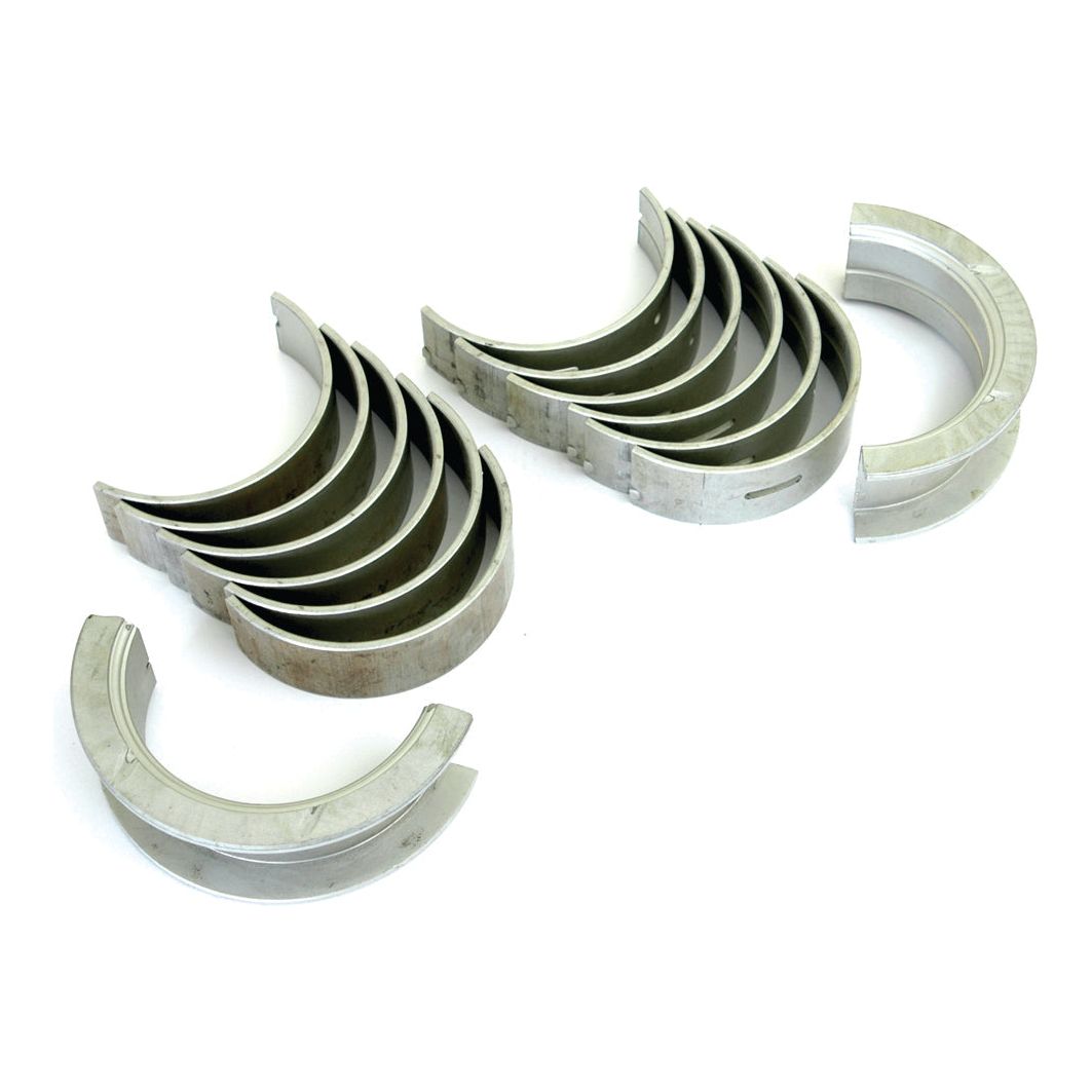 A set of multiple Main Bearing Std. (Set) from Sparex, compatible with Ford / New Holland, arranged in two groups on a white background (Sparex Part No.S.66035).
