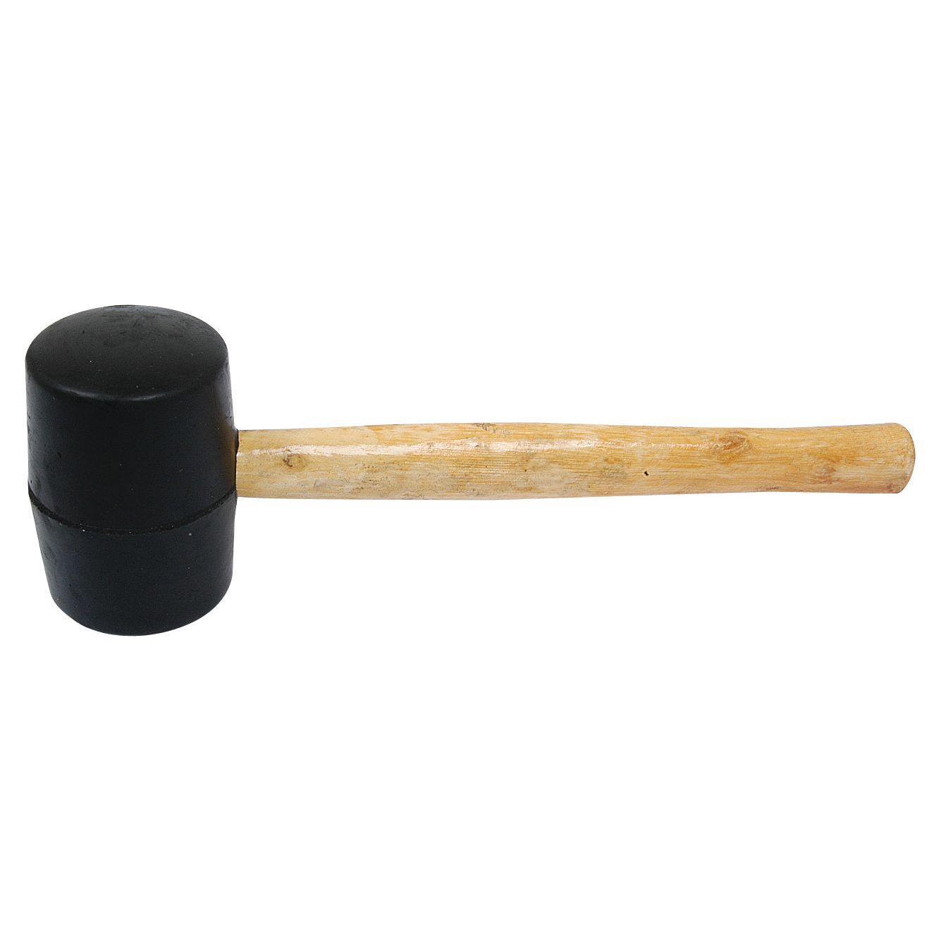 The Sparex Mallet (Part No. S.14753) is a 16 oz rubber mallet featuring a black head and a sturdy wooden handle.