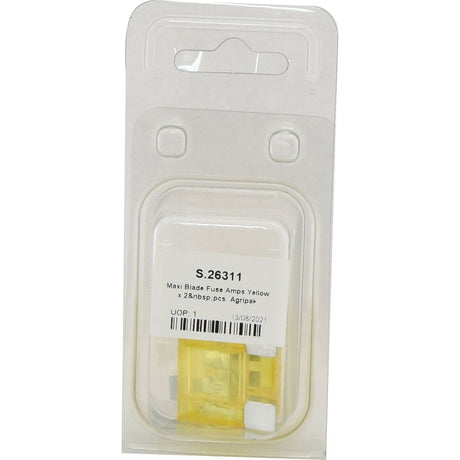 Maxi Blade Fuse Amps Yellow x 2 pcs. Agripak
 - S.26311 - Farming Parts