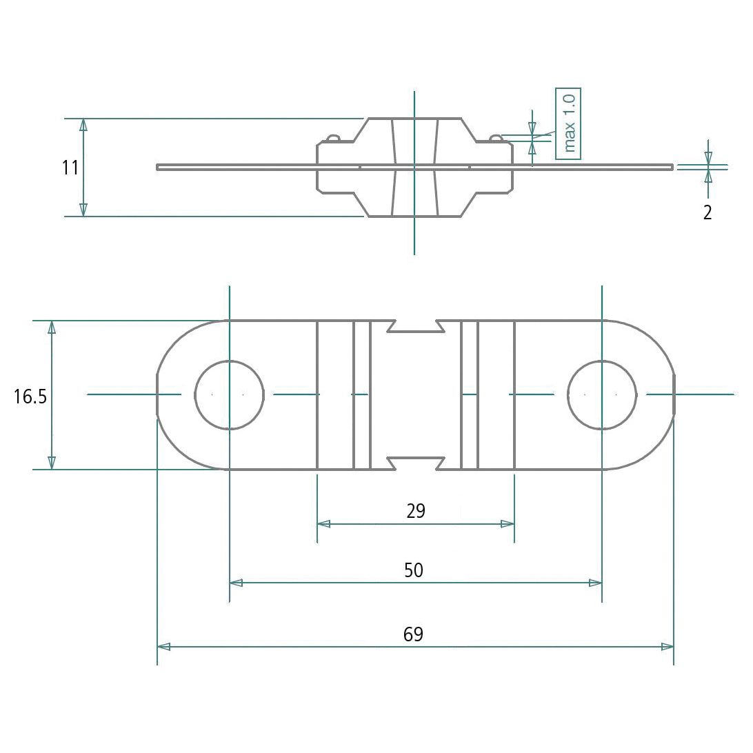 Mega Fuse - 100 Amps (Yellow)
 - S.7911100 - Massey Tractor Parts