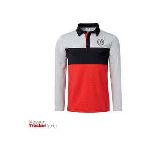 Men's Colour Block Rugby Shirt - X993322006-Massey Ferguson-Clothing,Men,Men & Women Shirt & Polo,Merchandise,On Sale,polo,Polo Shirt,t-shirt,workwear