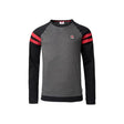Men's Grey and Black Roundneck Pullover - X993312012 - Massey Tractor Parts