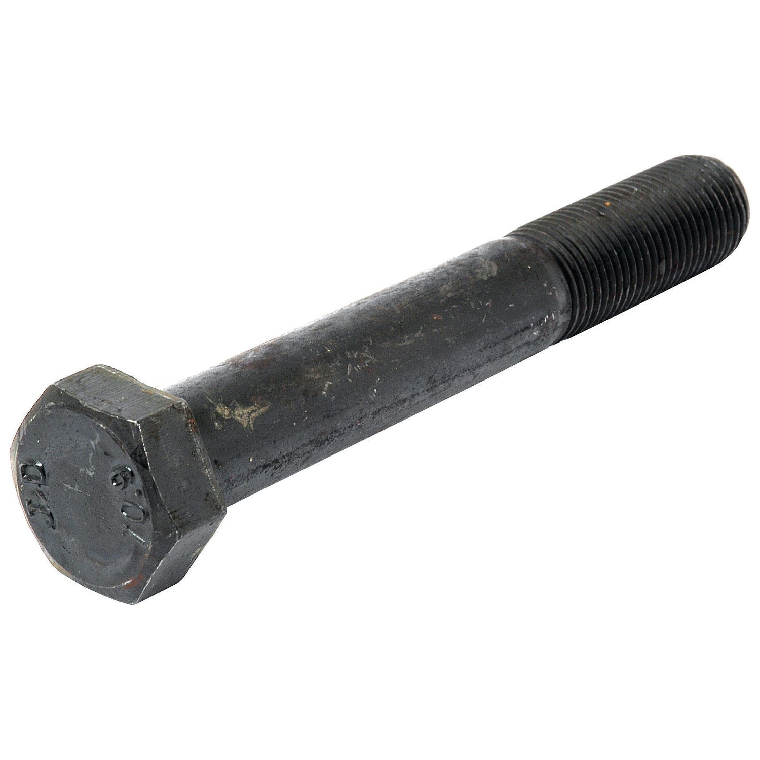A close-up view of a Sparex brand Metric Bolt, M16x110mm (DIN 960), part number S.64861, with a threaded end. The bolt features a six-sided head and shows some worn areas on the surface, indicative of high-quality metric bolts.