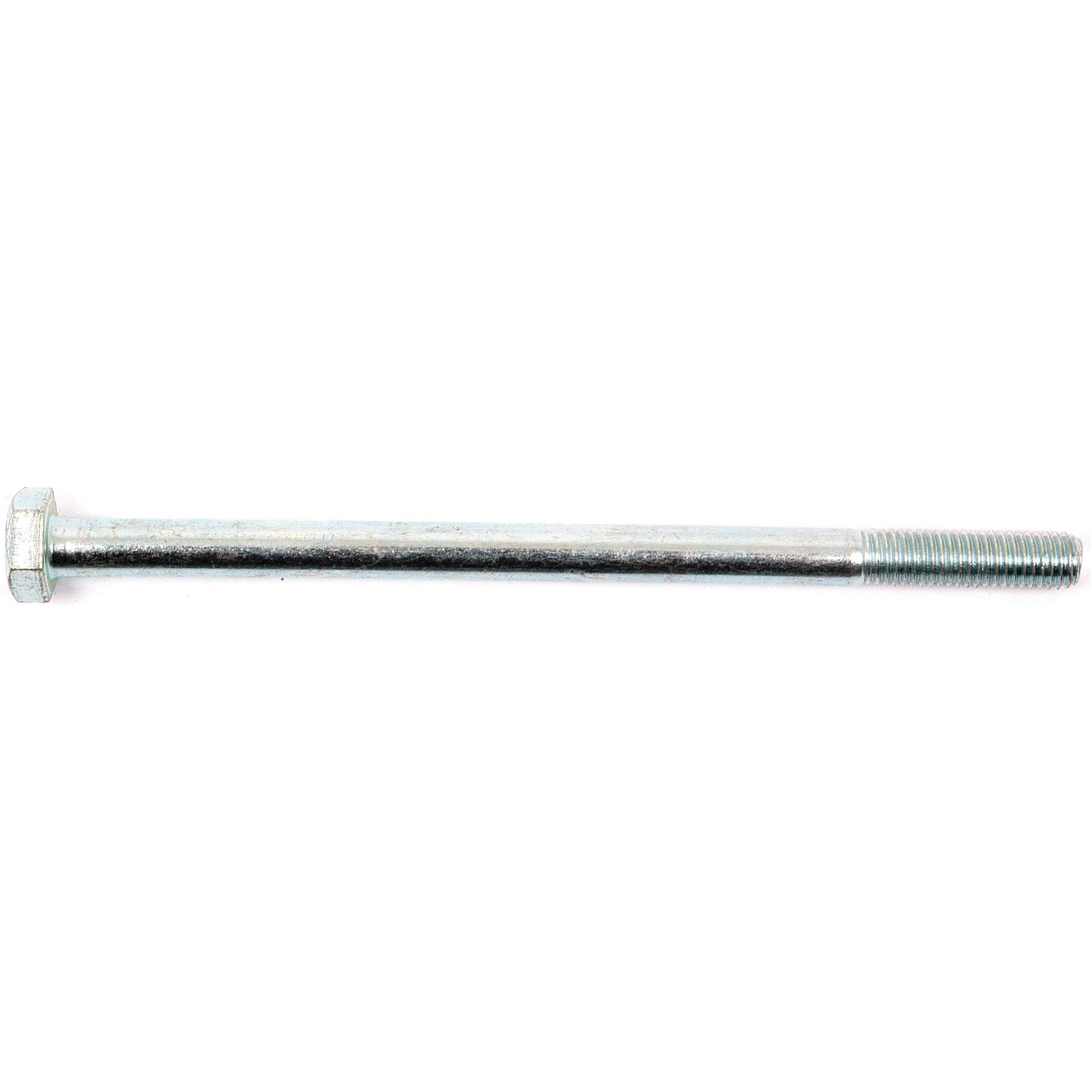 A close-up of a metallic Metric Bolt M10x170mm (DIN 931) from Sparex, featuring a threaded end and a hexagonal head, set against a plain white background.