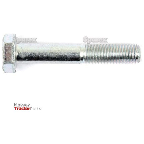A silver metal hex bolt with a threaded end, featuring "Sparex" in the lower left corner on a white background. This zinc-plated metric bolt (M10x70mm) meets DIN 931 standards and is identified by Sparex Part No.S.54738.