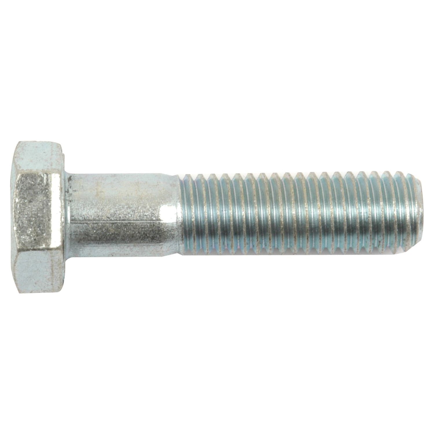 A Sparex Metric Bolt M12x50mm (DIN 931) featuring a threaded shaft and zinc plating for enhanced durability, identified as Sparex Part No. S.54743.
