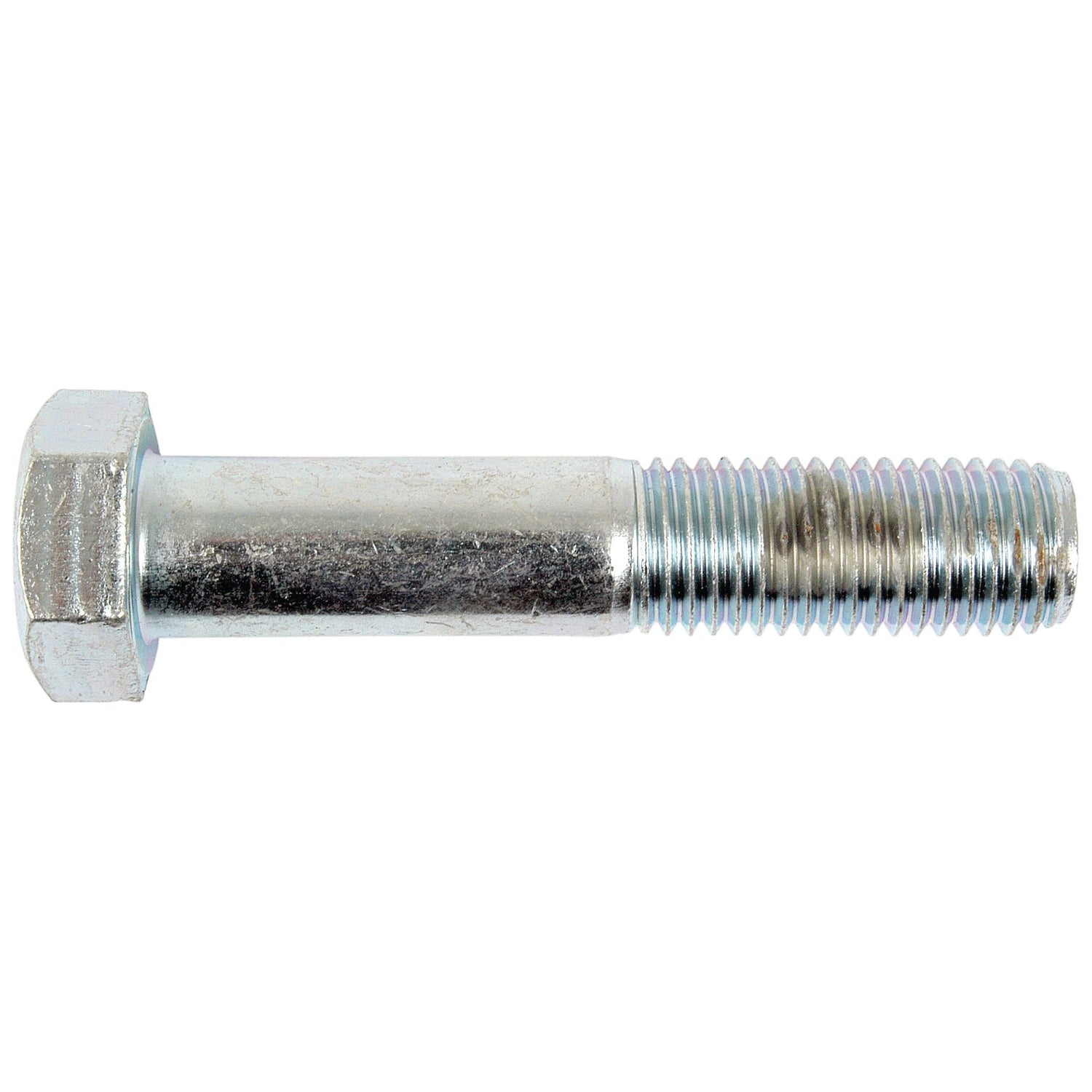 The Sparex Metric Bolt M20x100mm (DIN 931), identified as Sparex Part No. S.5784, is a zinc-plated, galvanized hex bolt with a partially threaded shaft and a tensile strength rating of 8.8, shown against a white background.
