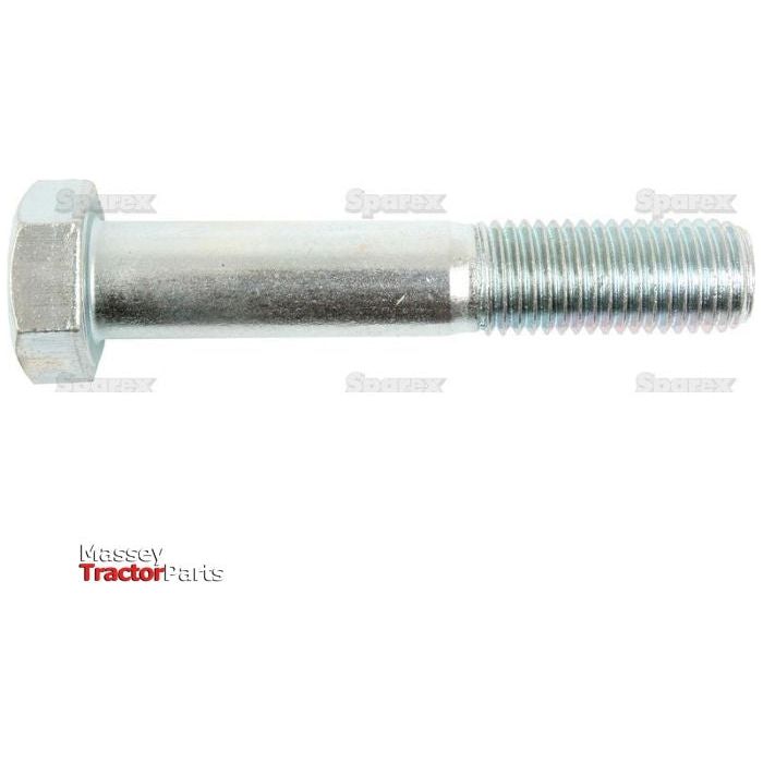 A hexagonal-headed bolt with a threaded end, branded with the Sparex logo watermarked in the background, the Metric Bolt M20x110mm (DIN 931) (Sparex Part No. S.5785) ensures superior strength and durability as a Grade 8.8 metric bolt.