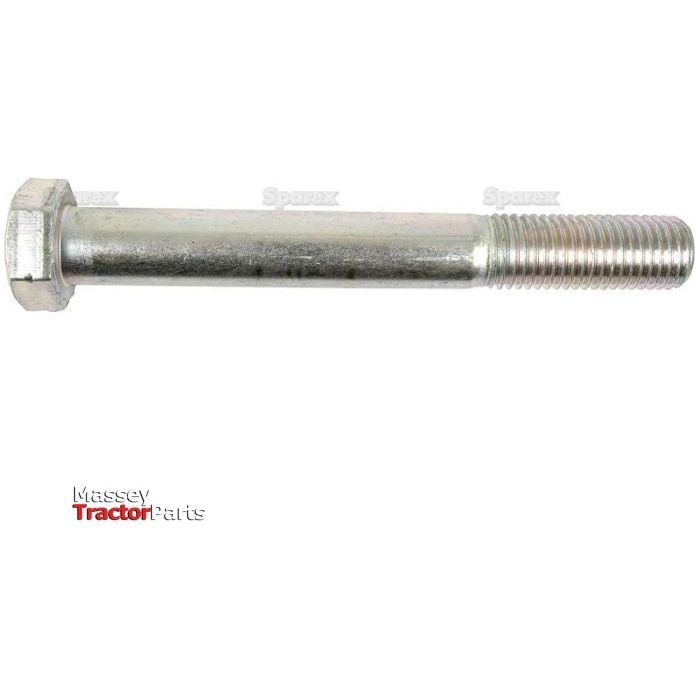 A hexagonal head bolt with a partially threaded shank, labeled "Metric Bolt M20x160mm (DIN 931) | Sparex Part No.S.51619," on a white background. The text "Massey Tractor Parts" appears in the bottom left corner.
