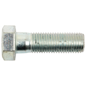 A close-up view of a Sparex Metric Bolt M22x70mm (DIN 931) with a zinc-plated, threaded shaft and hexagonal head, labeled as Part No. S.51628, lying horizontally on a plain white background.