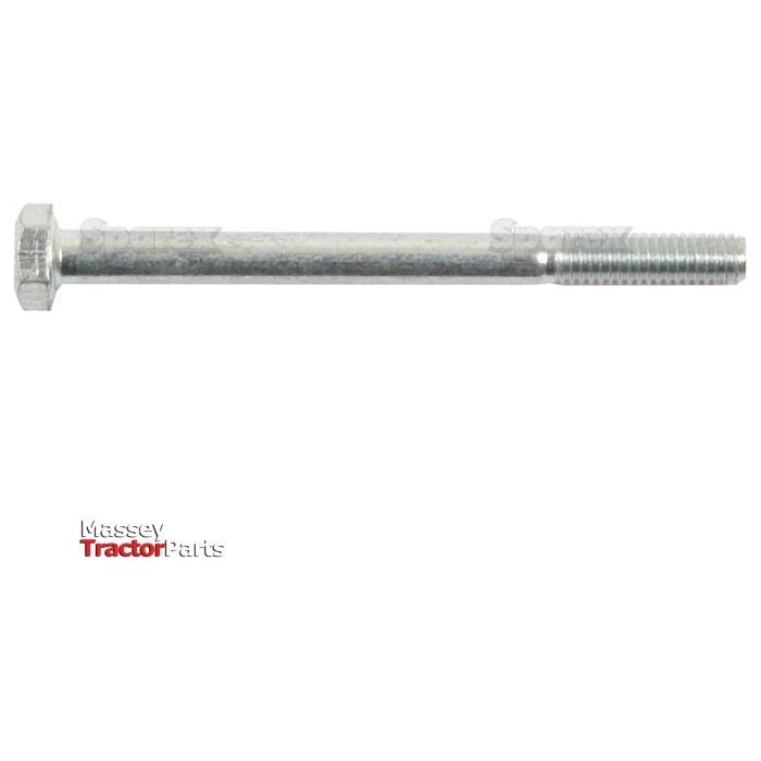 A long, metal hex bolt with partial threading, conforming to DIN 931 standards. The text "Sparex Part No.S.53701" displaying "M4x50mm Metric Bolt" is visible in red and gray in the bottom left corner.