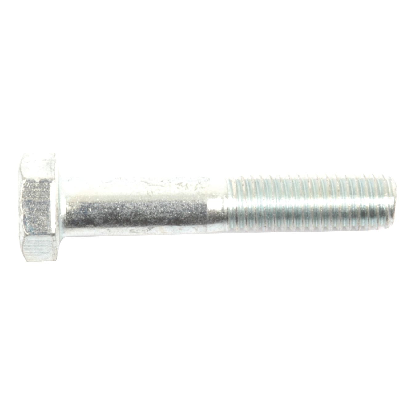 A metallic hex bolt with partial threading, shown horizontally, classified as a Sparex Metric Bolt M8x45mm (DIN 931) of Grade 8.8.