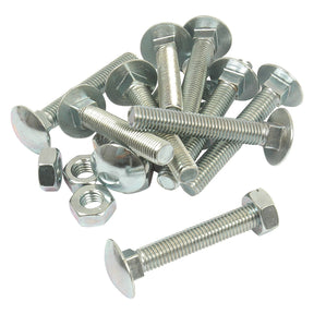 Metric Carriage Bolt and Nut, Size: M10 x 65mm (Din 603/555)
 - S.8273 - Massey Tractor Parts
