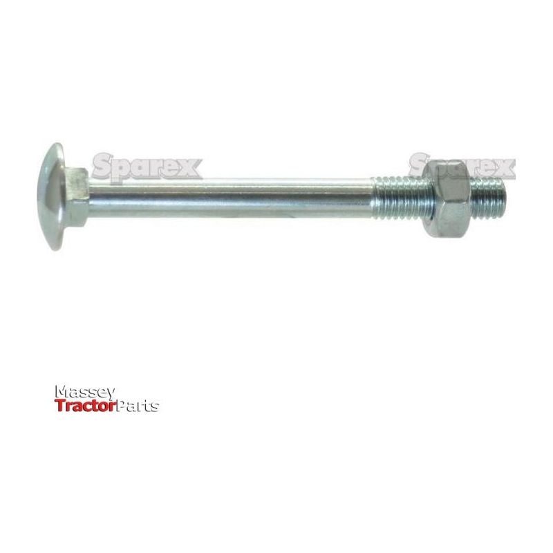 A metric carriage bolt and nut, sized M8x30mm (DIN 603/555), featuring a smooth rounded head with a hex nut. The product, identified by Sparex Part No. S.6899, prominently displays the Sparex branding for Massey Tractor Parts and Sparex.