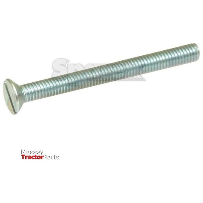 A long, threaded, slotted flat-head screw on a white background. The Sparex logo is partially visible in the image. This Metric Countersunk Machine Screw is classified as DIN 963 and measures M3x10mm (Sparex Part No.S.53974).