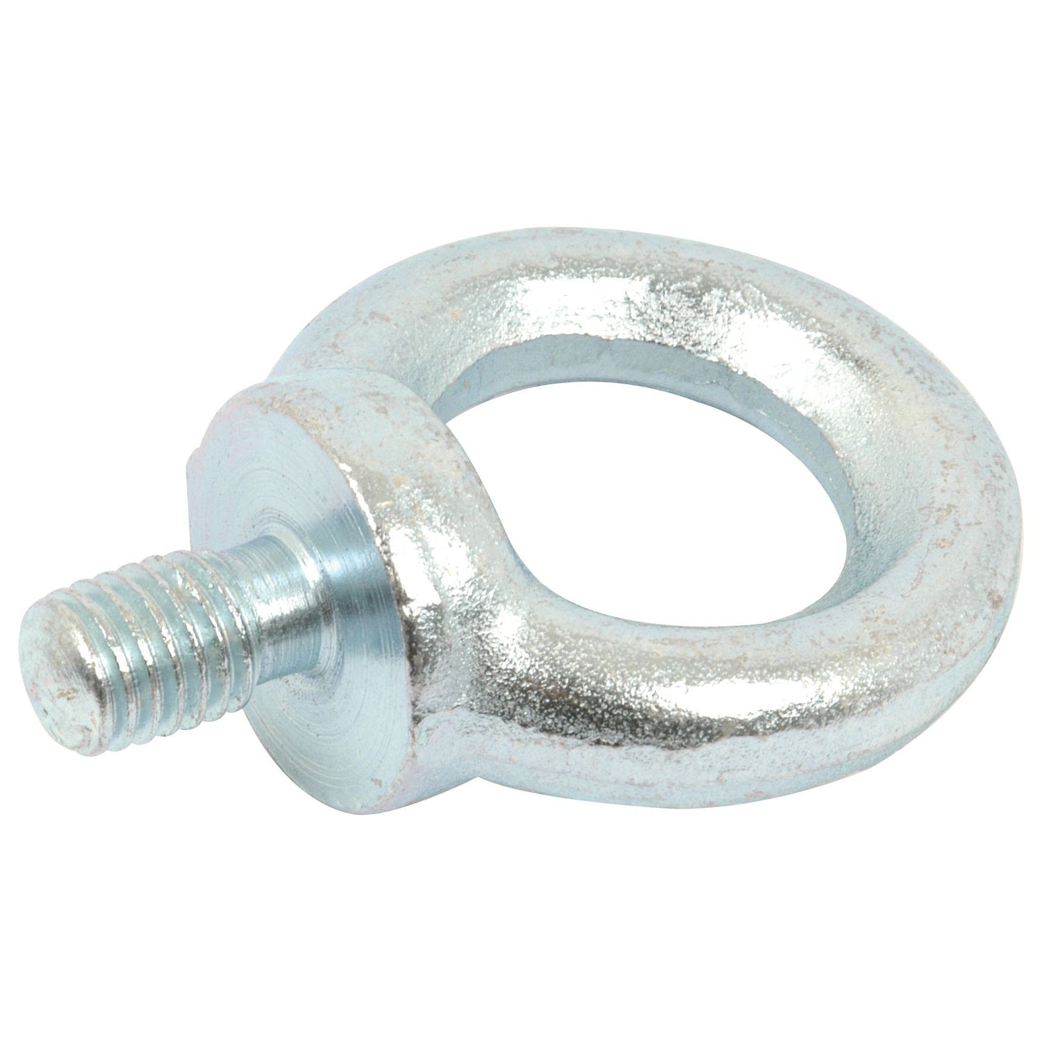 A metal ring bolt with a circular eye and threaded shaft, such as the Sparex Metric Eye Bolt, Ø30mm (M12x20mm, DIN 580) - Part No. S.54754, is typically used for lifting or securing purposes.
