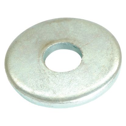 A flat, circular metal washer with a central hole, available in Sparex Part No.S.50069 (DIN 125A standard) and zinc plated for durability.
