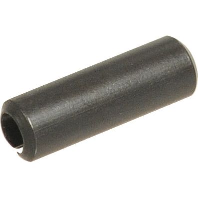 A cylindrical black metal pin with one flanged end, identified as a Metric Roll Pin by Sparex (Pin Ø12mm x 40mm, Part No. S.1971), lies horizontally on a white background.