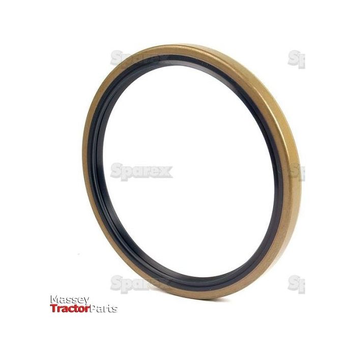 The Metric Rotary Shaft Seal, 145 x 170 x 13mm (Sparex Part No. S.41606) is a circular rubber and metal seal primarily used for sealing components in machinery. The background features the logos of Massey Tractor Parts and Sparex, highlighting its compatibility with Massey Ferguson tractors.