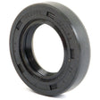 A Sparex Metric Rotary Shaft Seal (Sparex Part No. S.50194), measuring 22 x 38 x 8mm, is made of black rubber, features a Double Lip design with a circular shape and hollow center, and has imprinted markings on its surface.