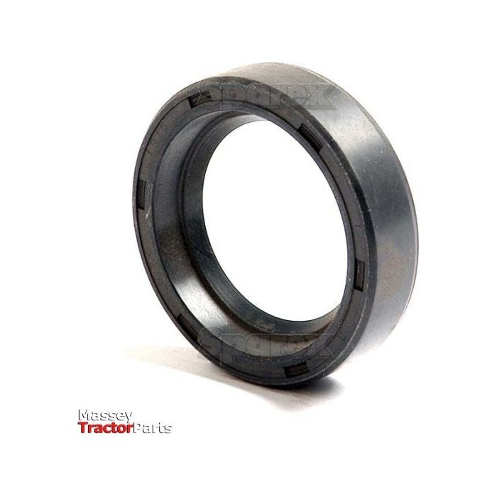 A 28x40x10mm single lip metric rotary shaft seal with grooves on the outer edge and an inner hole, labeled Sparex Part No. S.50223, designed to meet DIN 3760 standards by Sparex.