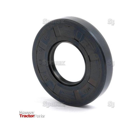 Image of a Metric Rotary Shaft Seal, 30 x 62 x 10mm Double Lip on a white background. The words "Massey Tractor Parts" and "Sparex" are visible in the image. This double lip, metric rotary shaft seal (Sparex Part No.S.50250) ensures durability and precision for efficient tractor performance.