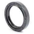 The Sparex Metric Rotary Shaft Seal, 30 x 40 x 7mm Double Lip (Part No. S.50234) is a black rubber industrial seal ring with "MAK TC 30 40 7 L" markings on the outer edge and features a double lip design.