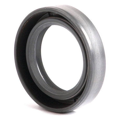A Metric Rotary Shaft Seal from Sparex, measuring 30 x 45 x 10mm, features a durable double lip design and a coiled spring visible inside its gray metal circular body with an inner rubber ring. This product can be found under Sparex Part No. S.50238.