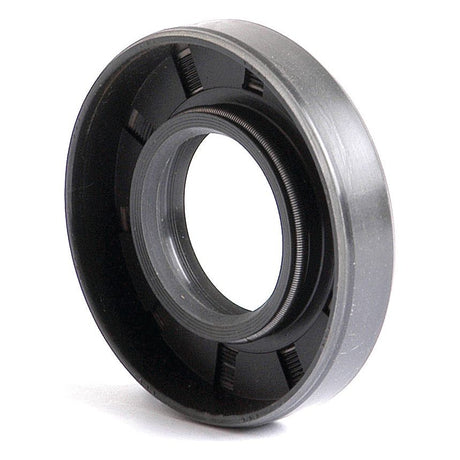 Introducing the Sparex Metric Rotary Shaft Seal (Part No. S.50251), a black cylindrical rubber seal with an inner metal ring, measuring 30 x 62 x 12mm and designed to seal and prevent leakage in machinery. This high-performance seal is equipped with a double lip for enhanced performance.