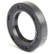 A black rubber Sparex Metric Rotary Shaft Seal, 33 x 52 x 10mm Single Lip (Sparex Part No.S.50266), with embossed alphanumeric markings on its surface, captured on a white background.