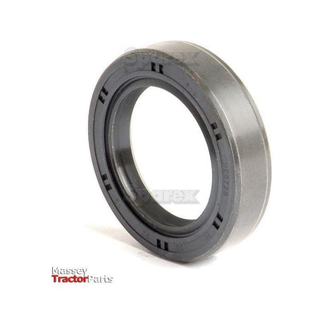 A close-up of a 35 x 52 x 12mm rubber and metal tractor oil seal with the Sparex part number S.50277 printed on it. The Sparex brand logo is visible in the bottom left corner, indicating it's a Double Lip Metric Rotary Shaft Seal.