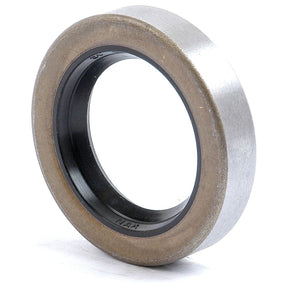 A single, cylindrical metal bearing with a rubber inner ring, viewed from an angle, reminiscent of the robust design seen in Allis Chalmers machinery, much like the Sparex Metric Rotary Shaft Seal (35 x 55 x 12mm) | Sparex Part No.S.62448.