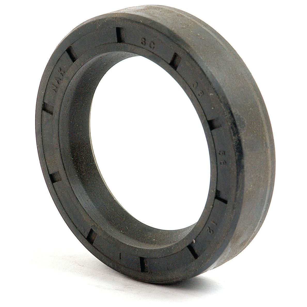 A black, circular rubber oil seal with measurements inscribed on the surface. The Sparex Metric Rotary Shaft Seal (Part No. S.50291), sized at 35 x 70 x 12mm, features a single lip for optimal performance.