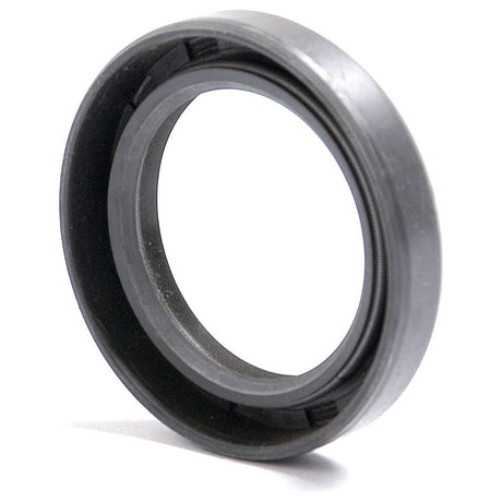 Close-up image of the Sparex Metric Rotary Shaft Seal, featuring a 38 x 58 x 11mm size, circular black rubber design with a hollow center and double lip construction (Sparex Part No.S.27292).