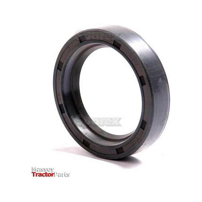 A circular metal oil seal with visible ridges, shown against a plain white background. The word "Sparex" and "Tractor Parts" appears in red and black text in the bottom left corner. This Metric Rotary Shaft Seal, 40 x 56 x 12mm Single Lip adheres to DIN 3760 standards and is designated as Sparex Part No.S.50315.