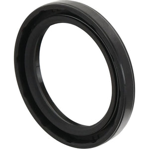 A close-up of a circular, black rubber or plastic gasket with a textured inner surface, ideal for Landini tractor parts. This Sparex Metric Rotary Shaft Seal, part No. S.42159, measures 40 x 55 x 7mm.