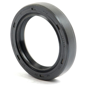 A close-up view of a black, circular rubber oil seal, specifically the Sparex Metric Rotary Shaft Seal (Part No. S.50314), featuring a double lip and various markings on its outer edge. This 40 x 56 x 10mm seal ensures optimal performance and durability.