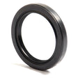 Close-up of a black rubber oil seal ring, depicting its circular shape and smooth surface. This Sparex Metric Rotary Shaft Seal with Double Lip measures 42 x 56 x 7mm and is denoted as Part No. S.50333.