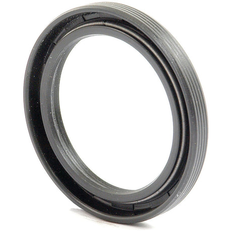 A close-up image of a black metal or plastic circular ring with internal threads, possibly a camera lens adapter or filter, resembling the Sparex Metric Rotary Shaft Seal (45 x 60 x 7mm), Sparex Part No. S.59089.