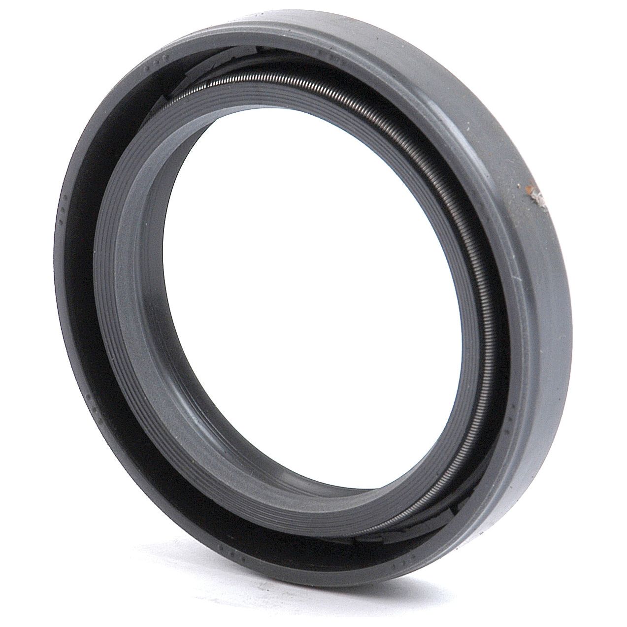 The Sparex Metric Rotary Shaft Seal, featuring a black metal build with an inner spring mechanism and a double lip design, measures 45 x 62 x 10mm and is designated as Sparex Part No. S.50348.