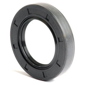 A Sparex Metric Rotary Shaft Seal, 45 x 72 x 12mm Double Lip with a circular shape, ribbed edges, and a black rubber construction is often used as Sparex Part No. S.50356.