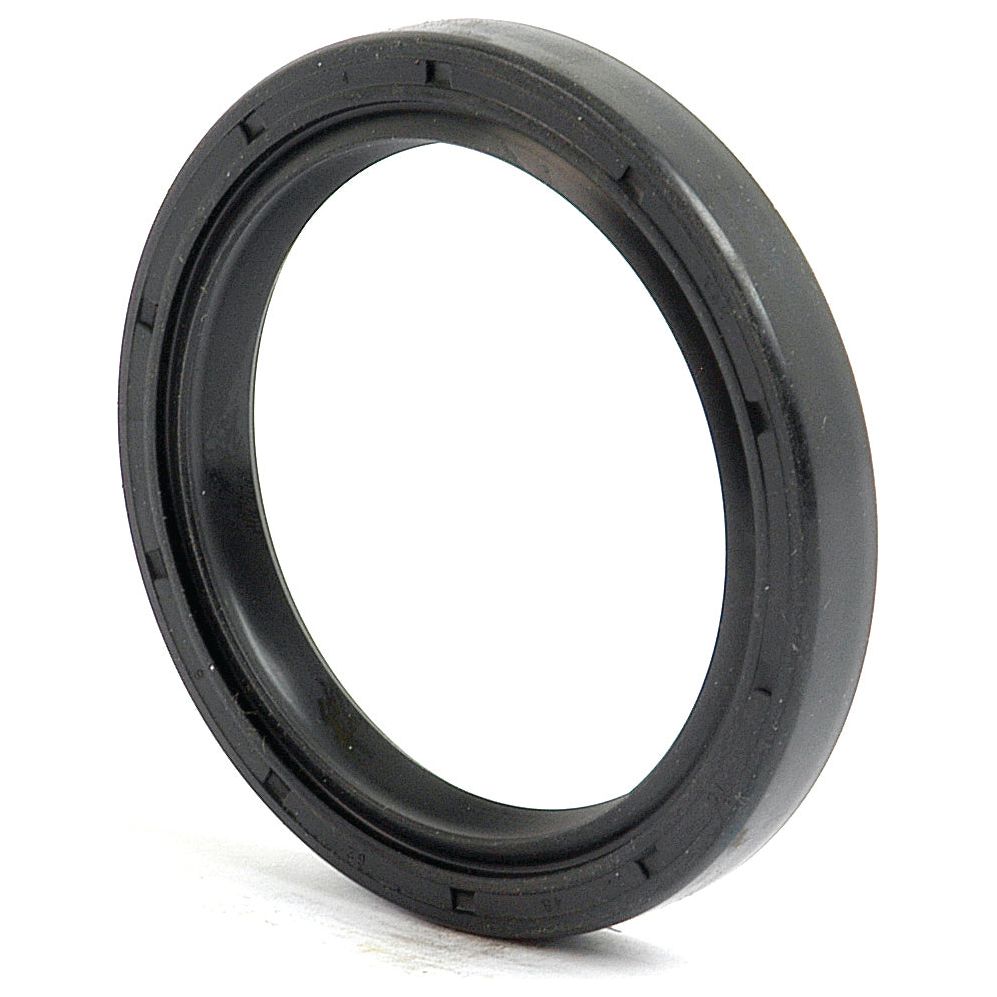 A black rubber Sparex Metric Rotary Shaft Seal (Part No. S.50364), 48 x 62 x 8mm with a smooth outer surface and a ridged inner edge, positioned upright on a white background.